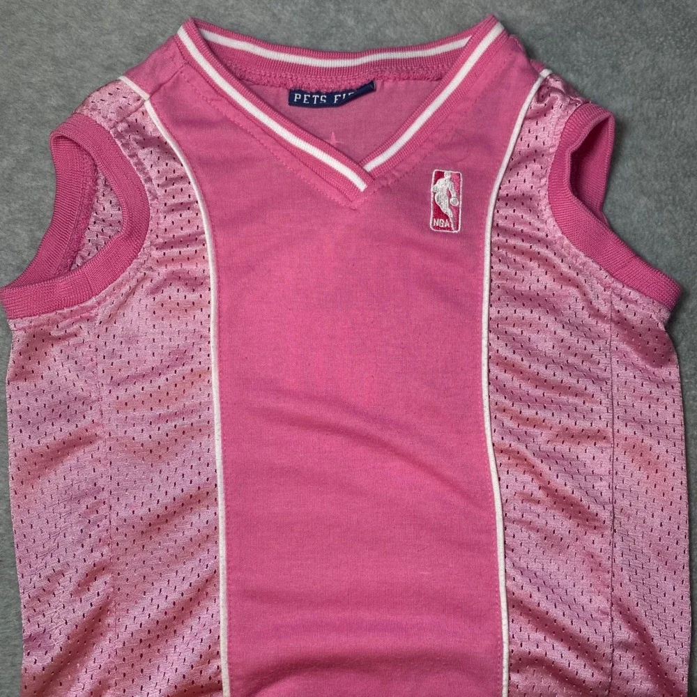 Pets First Houston Rockets‎ NBA Pet Jersey Size Large Pink Mesh Dog Apparel EUC